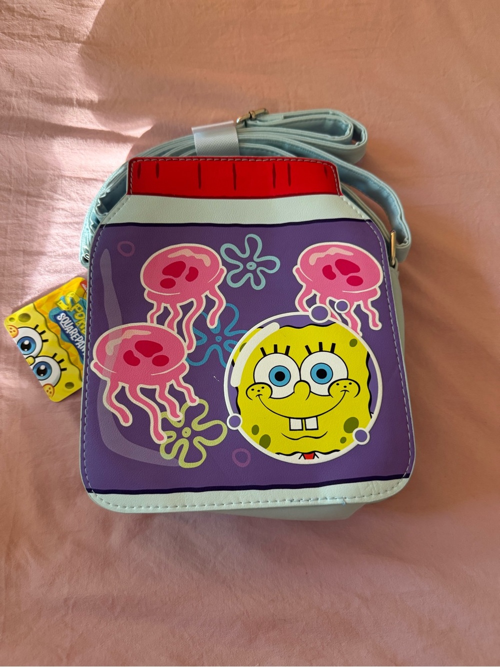 Bioworld SpongeBob SquarePants Jellyfish Jar Crossbody